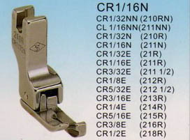 Лапка для отстрочек CR 3/16" E